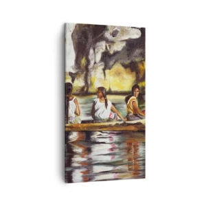 Tablou pe pânză - Într-un paradis polinezian - 45x80 cm