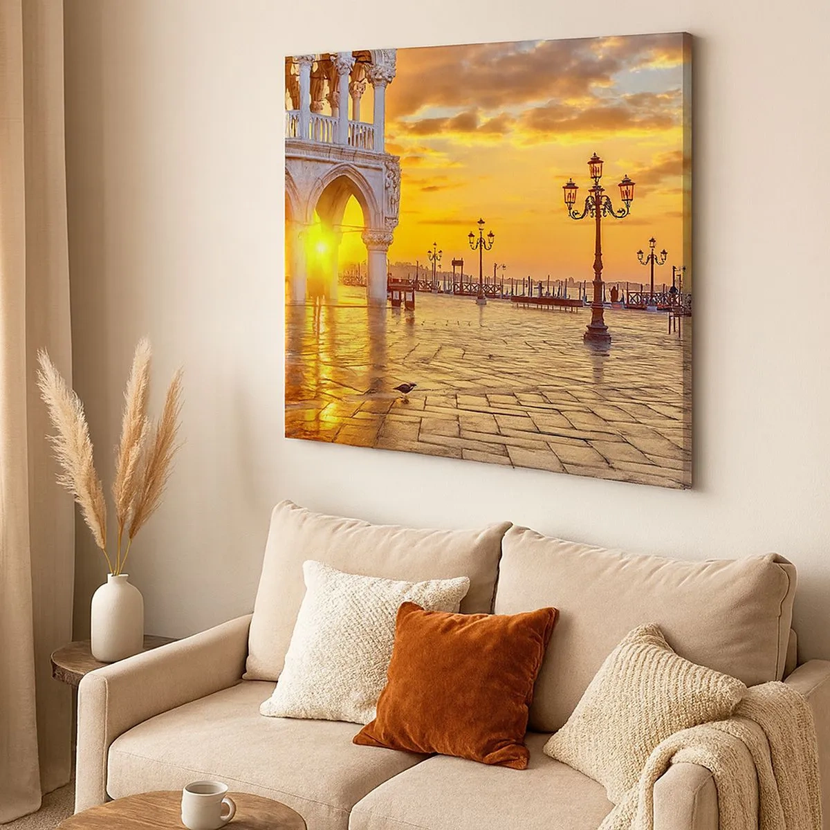 Tablou pe pânză - Unde este toată lumea? - 30x30 cm