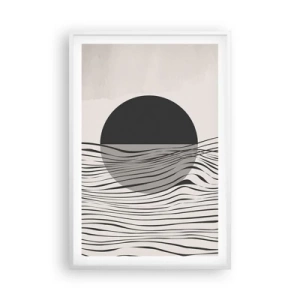 Poster în ramă albă - Semicompunere - 61x91 cm