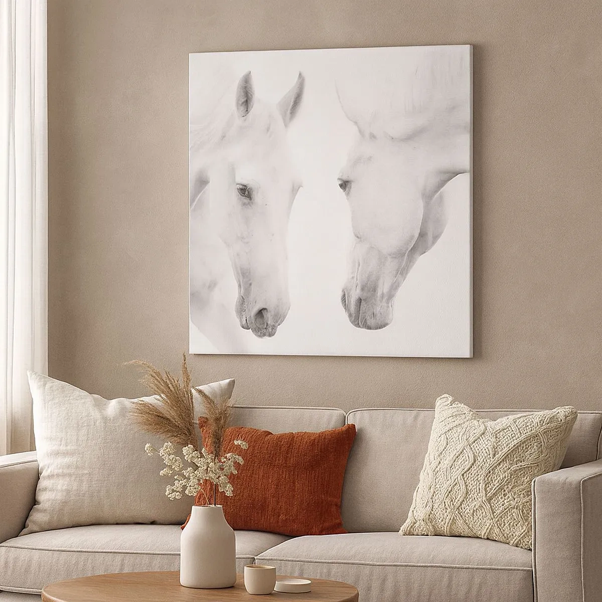 Tablou pe pânză - Este aceasta o prietenie...? - 30x30 cm