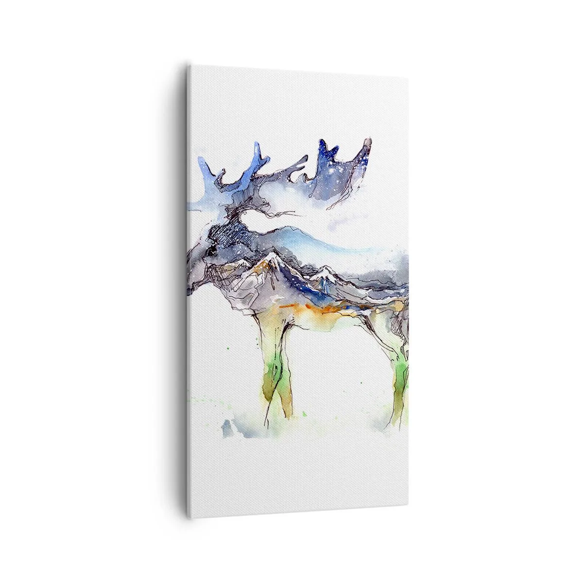 Tablou pe pânză - Eroul poveștii de iarnă - 55x100 cm