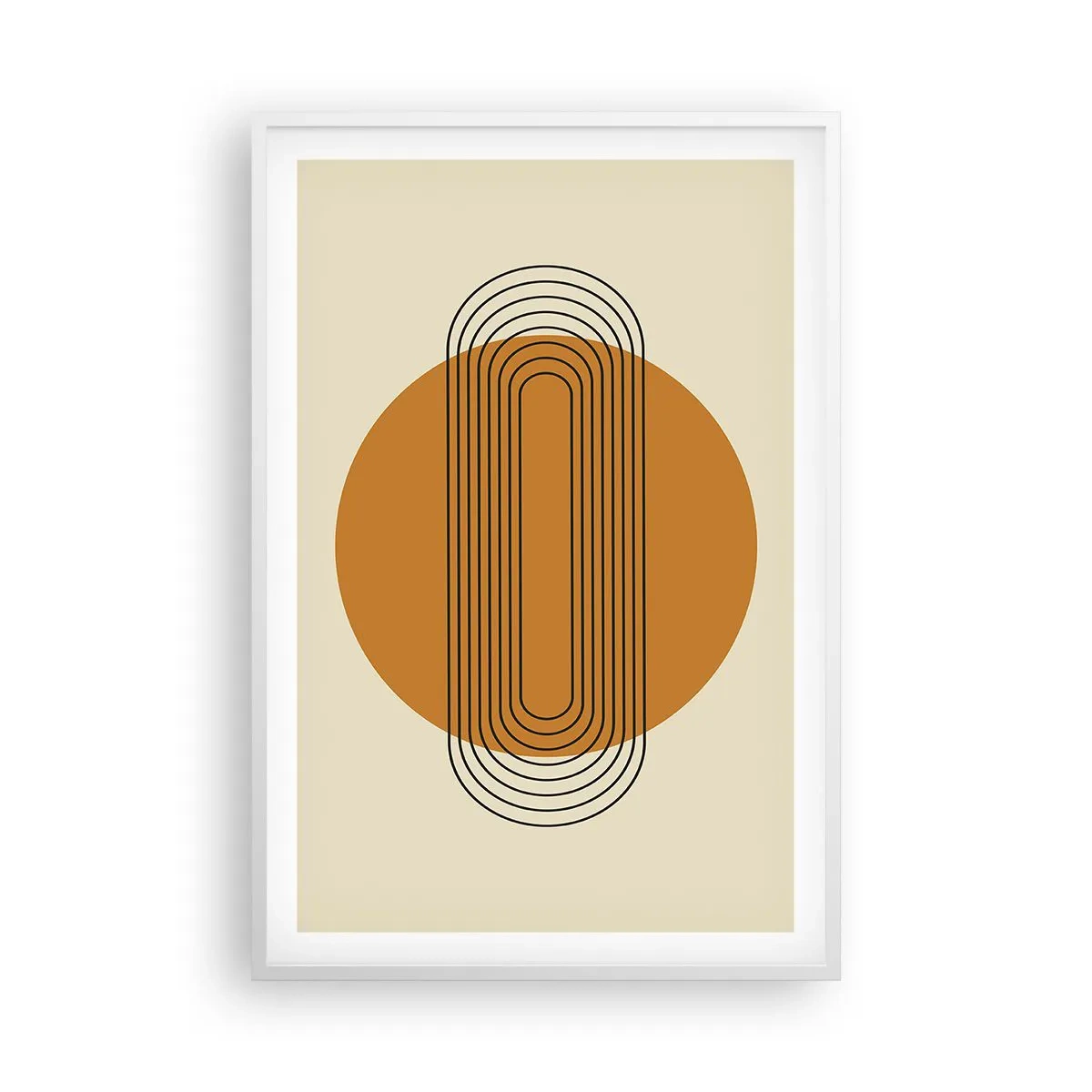 Poster în ramă albă - Planul perfect - 61x91 cm