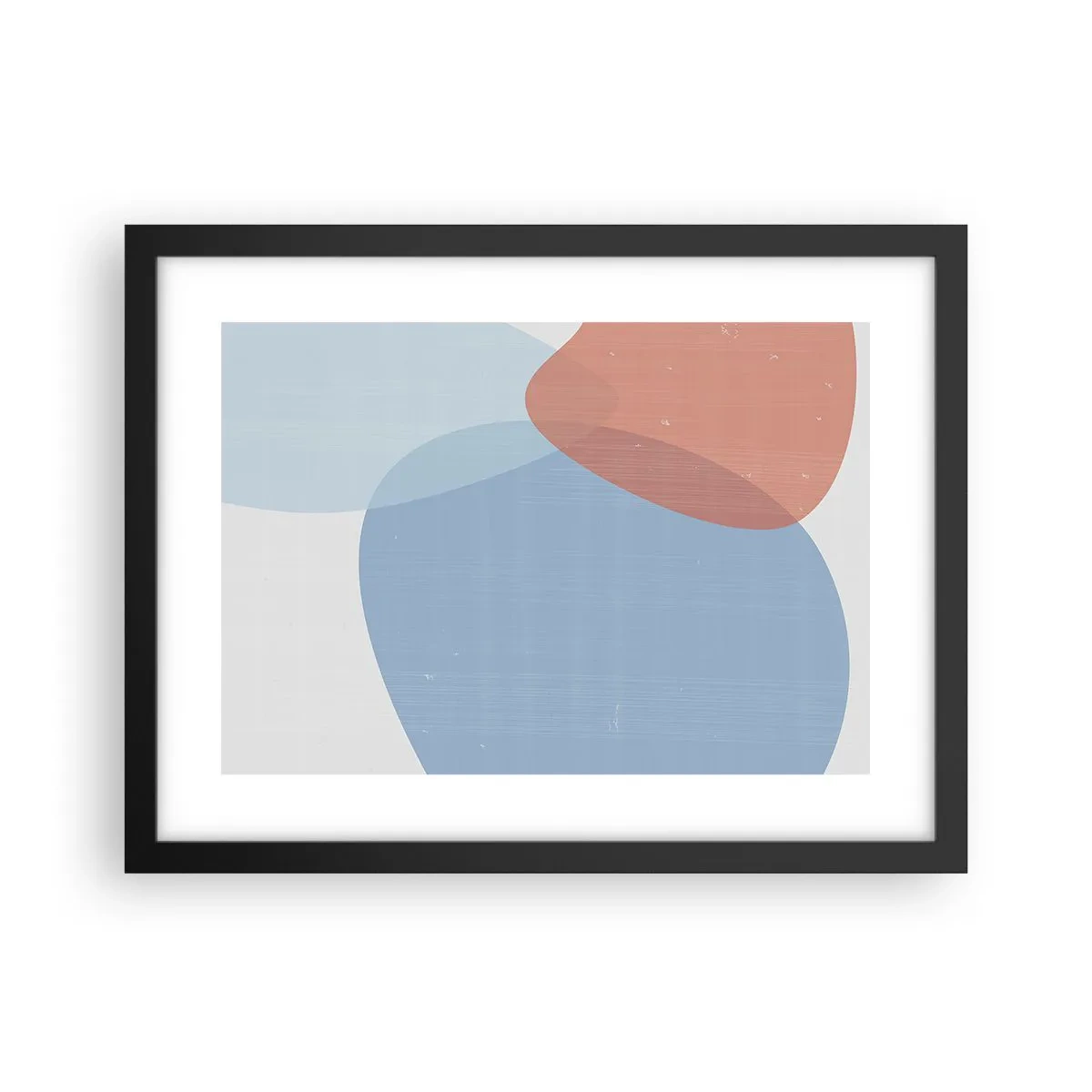 Poster în ramă neagră - Relații pastelate - 40x30 cm