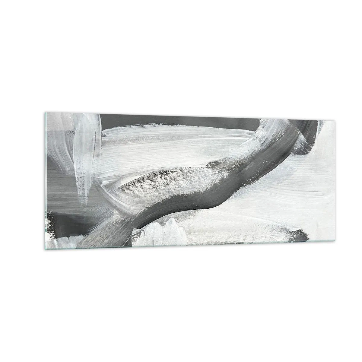 Tablou pe sticlă - Cu o mișcare decisivă - 100x40 cm