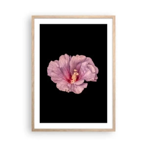 Poster în ramă de stejar deschis - Direct la inimă - 50x70 cm