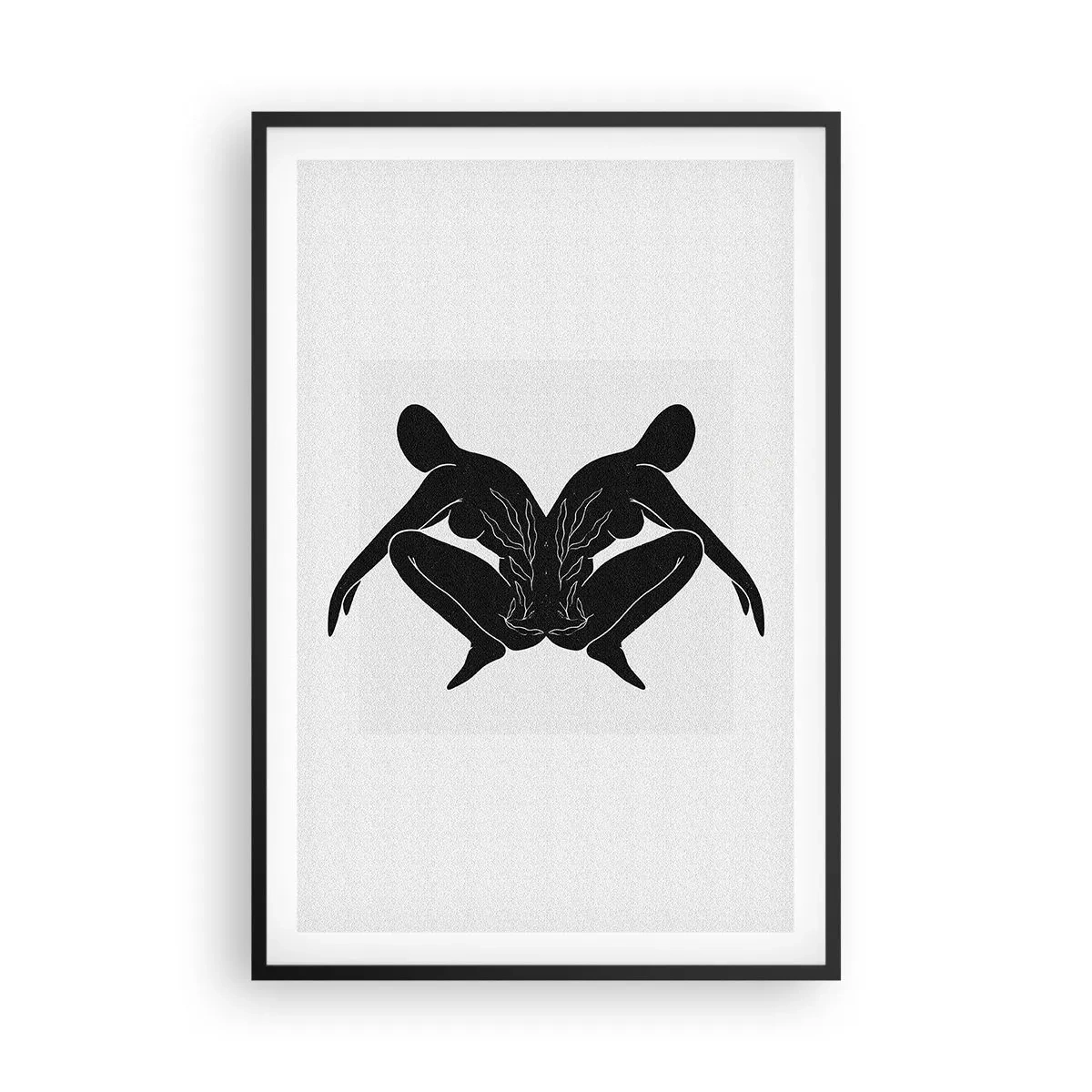 Poster în ramă neagră - Suflet comun - 61x91 cm