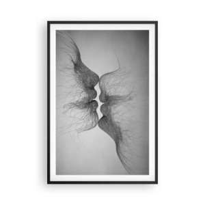 Poster în ramă neagră - Sărutul vântului - 61x91 cm