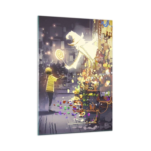 Tablou pe sticlă - Vrăjitoria există - 50x70 cm