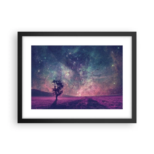 Poster în ramă neagră - Sub un cer magic - 40x30 cm