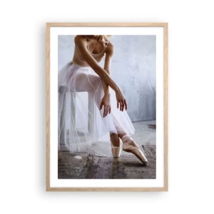 Poster în ramă de stejar deschis - Înainte ca luminile rampei să strălucească - 50x70 cm