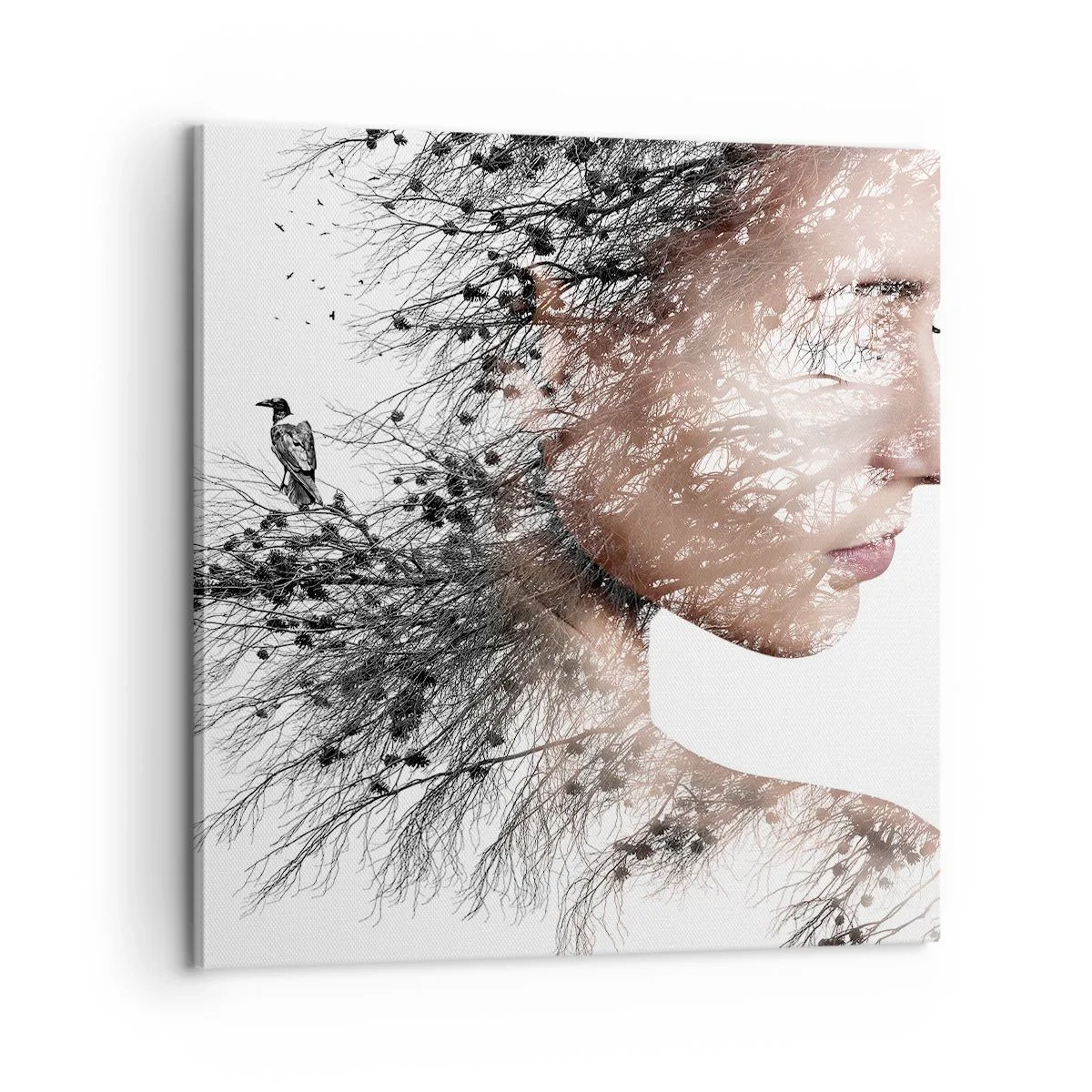 Tablou pe pânză - Spiritul pădurii - 60x60 cm
