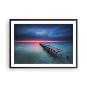 Poster în ramă neagră - Între cer și pământ - 70x50 cm
