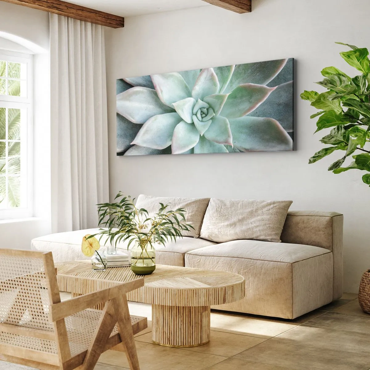 Tablou pe pânză - Inima deșertului - 140x50 cm