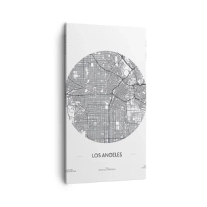 Tablou pe pânză - Anatomia Los Angeles - 45x80 cm