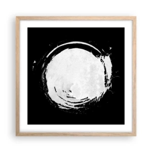 Poster în ramă de stejar deschis - O ieșire bună - 50x50 cm