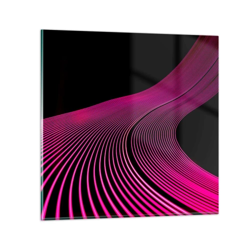 Tablou pe sticlă - Bulevardul de lumină - 70x70 cm