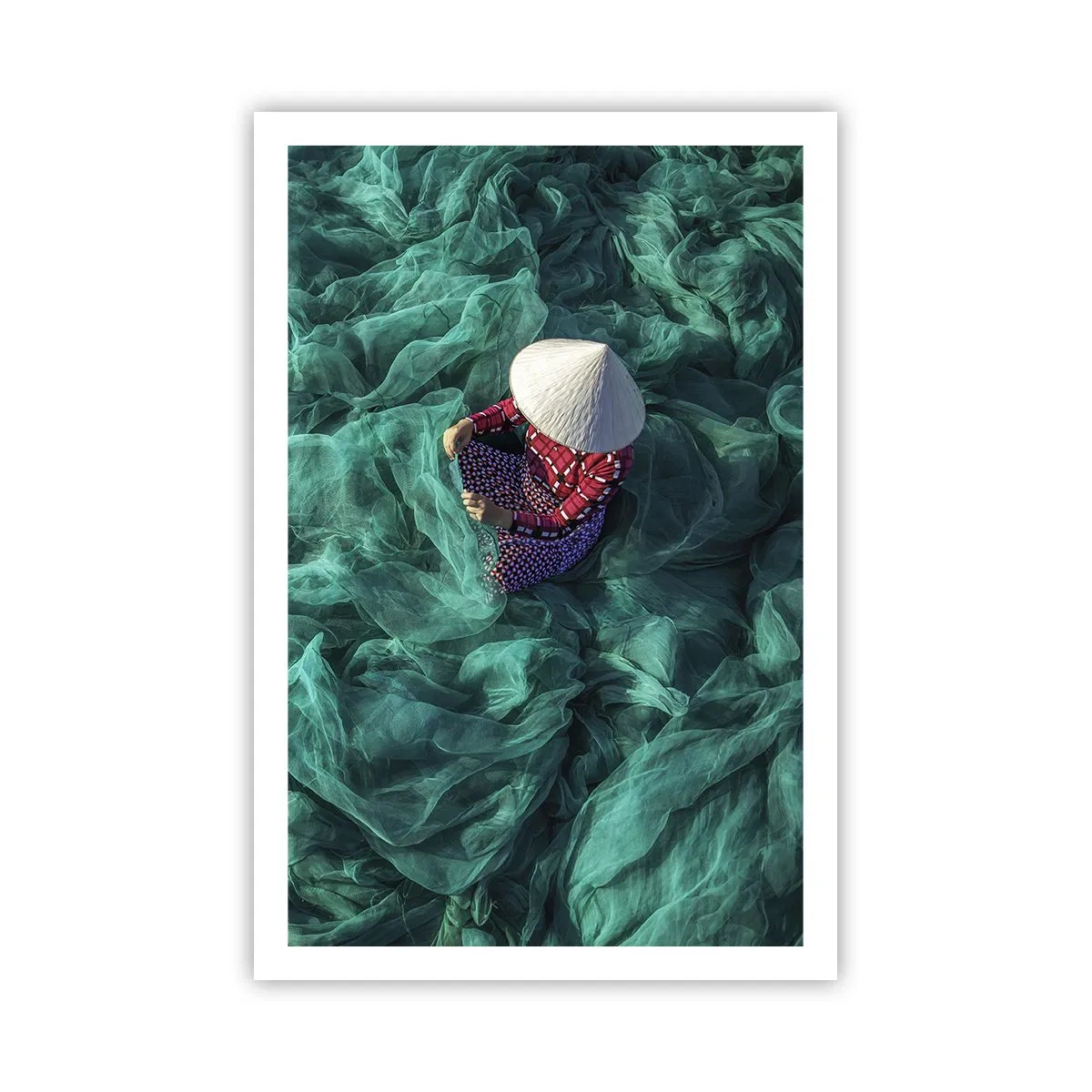 Poster - Într-o mare de rețea - 61x91 cm