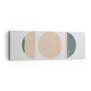 Tablou pe pânză - Roată cu roată - 90x30 cm