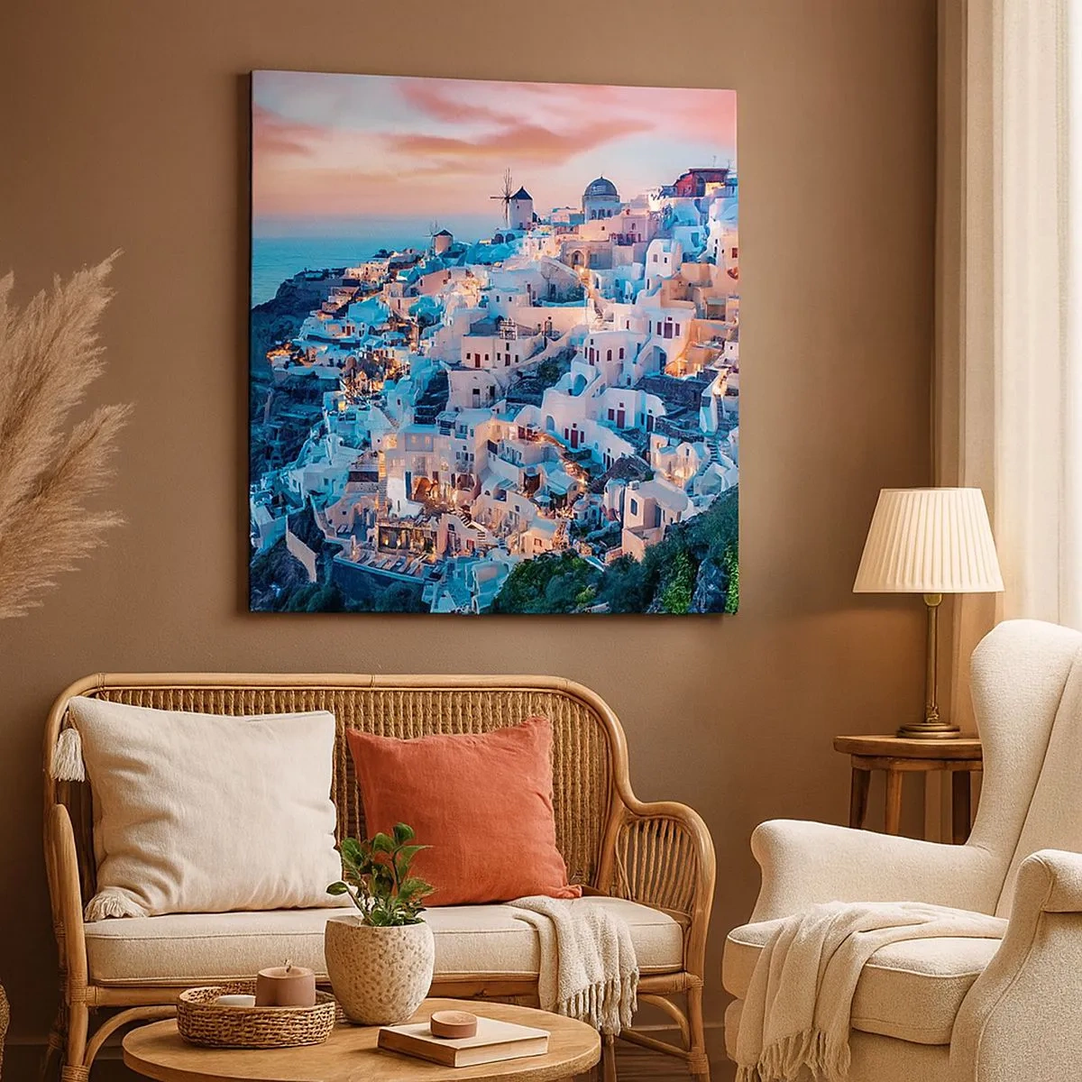 Tablou pe pânză - Vacanța ta grecească - 30x30 cm