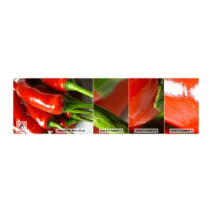 Mostră tapet autocolant Deluxe Sticker - Suculent, strălucitor, neted - Gastronomie, Piper, Legume - 100x30 cm