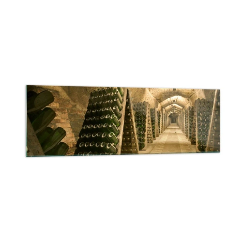 Tablou pe sticlă - Nașterea gustului - 160x50 cm