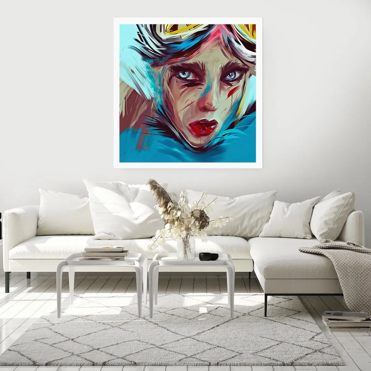 Poster - Războinica de drum - 40x40 cm