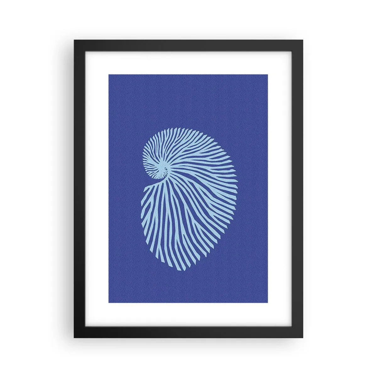 Poster în ramă neagră - Nașterea cochiliei - 30x40 cm