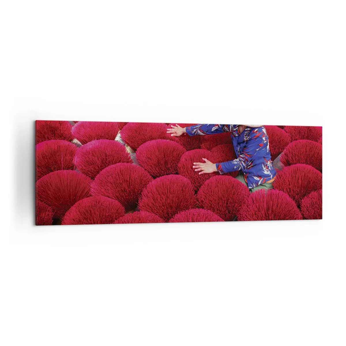 Tablou pe pânză - Într-un câmp de orez - 160x50 cm