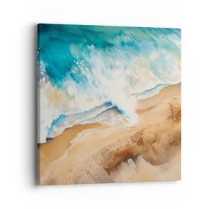 Tablou pe pânză - Unda de întoarcere - 40x40 cm