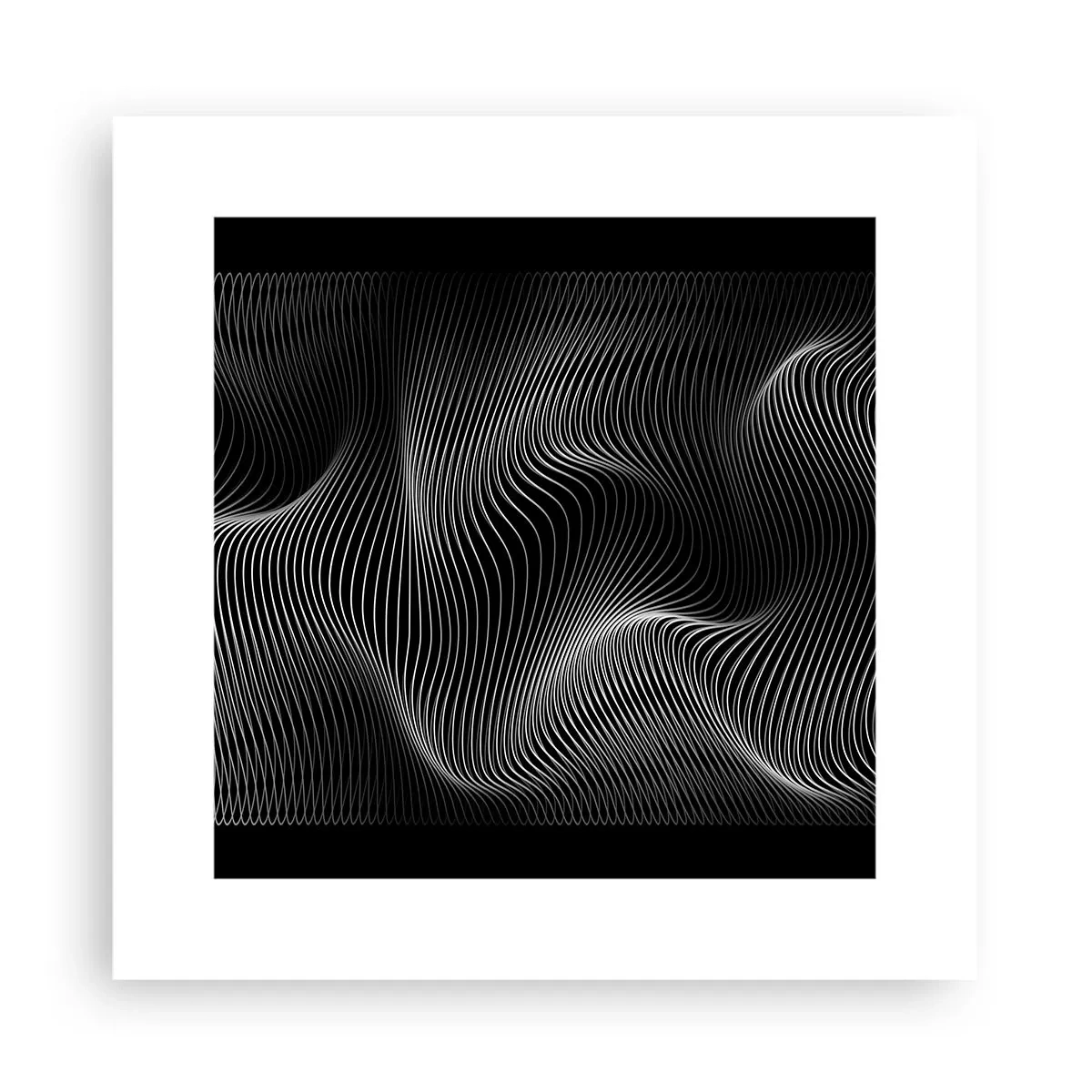 Poster - Dansul luminii în spațiu - 30x30 cm