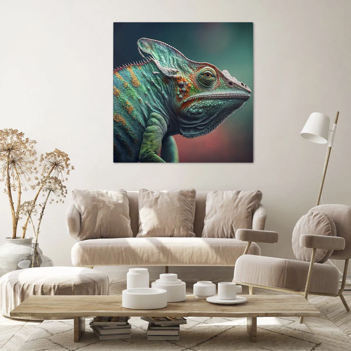 Tablou pe pânză - Mă poți vedea? Nu e bine... - 70x70 cm