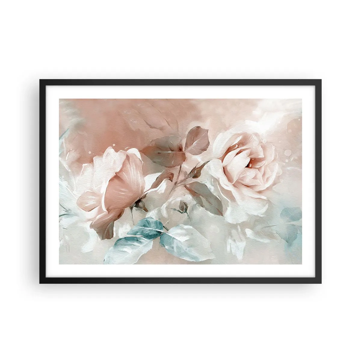 Poster în ramă neagră - Spiritul romantismului - 70x50 cm