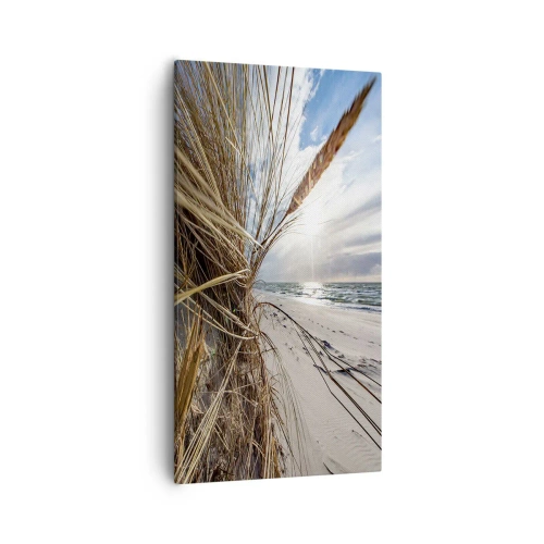 Tablou pe pânză - O întâlnire a elementelor - 55x100 cm