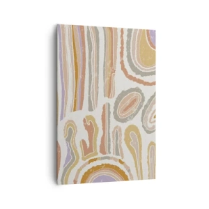 Tablou pe pânză - Secțiuni colorate - 70x100 cm