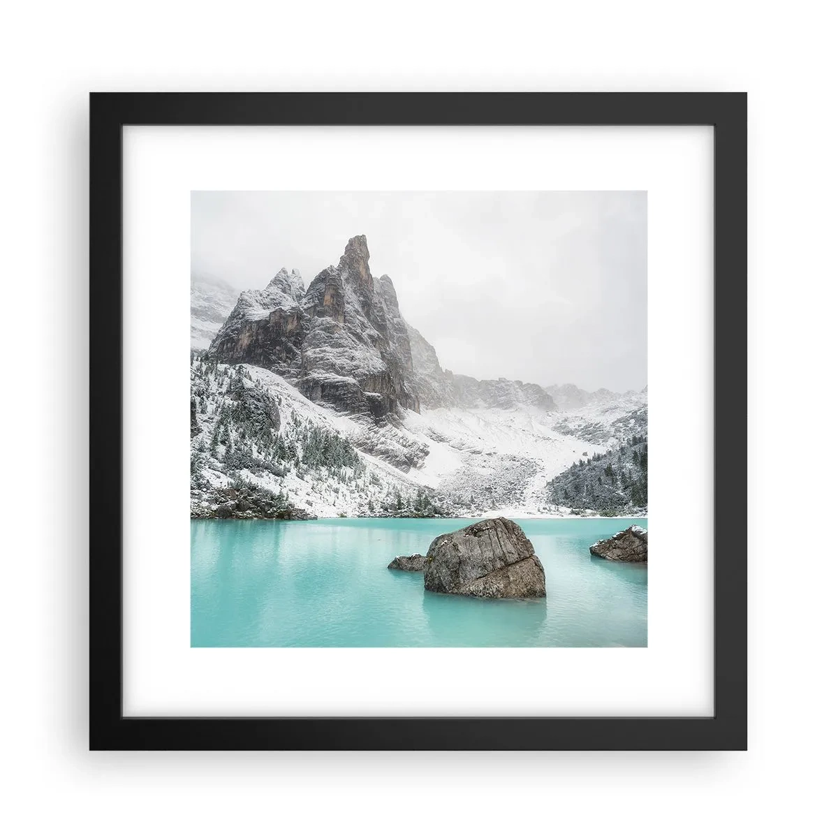 Poster în ramă neagră - De veghe - 30x30 cm