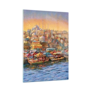 Tablou pe sticlă - O poveste din Istanbul - 50x70 cm