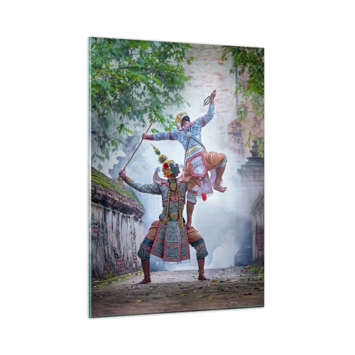 Tablou pe sticlă - Un dans de o frumusețe mortală - 50x70 cm