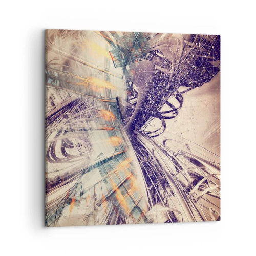 Tablou pe pânză - În marea grabă - 50x50 cm