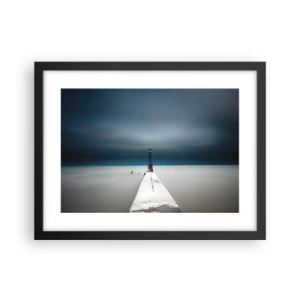 Poster în ramă neagră - Pentru a întâlni infinitul - 40x30 cm