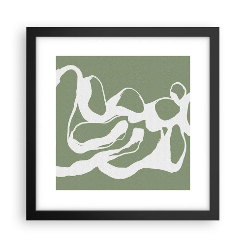 Poster în ramă neagră - Chemarea spațiului - 30x30 cm