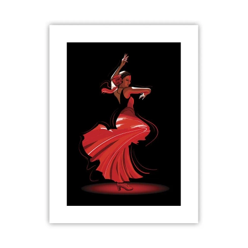 Poster - Spiritul înflăcărat al flamenco-ului - 30x40 cm