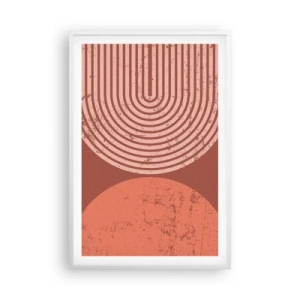 Poster în ramă albă - Relație strânsă - 61x91 cm