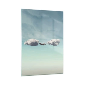 Tablou pe sticlă - Fericirea momentului - 50x70 cm