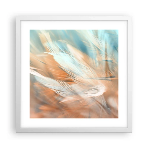 Poster în ramă albă - În țara blândeții - 40x40 cm