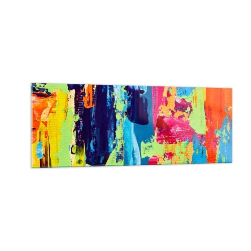 Tablou pe sticlă - Viața este frumoasă! - 140x50 cm