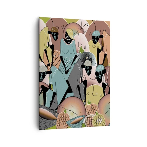 Tablou pe pânză - Sărbătoarea cea mare se apropie - 50x70 cm