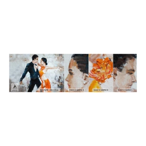 Mostră tapet Premium Sand - Dirty dancing - Abstracția, Dans, Tango - 100x30 cm
