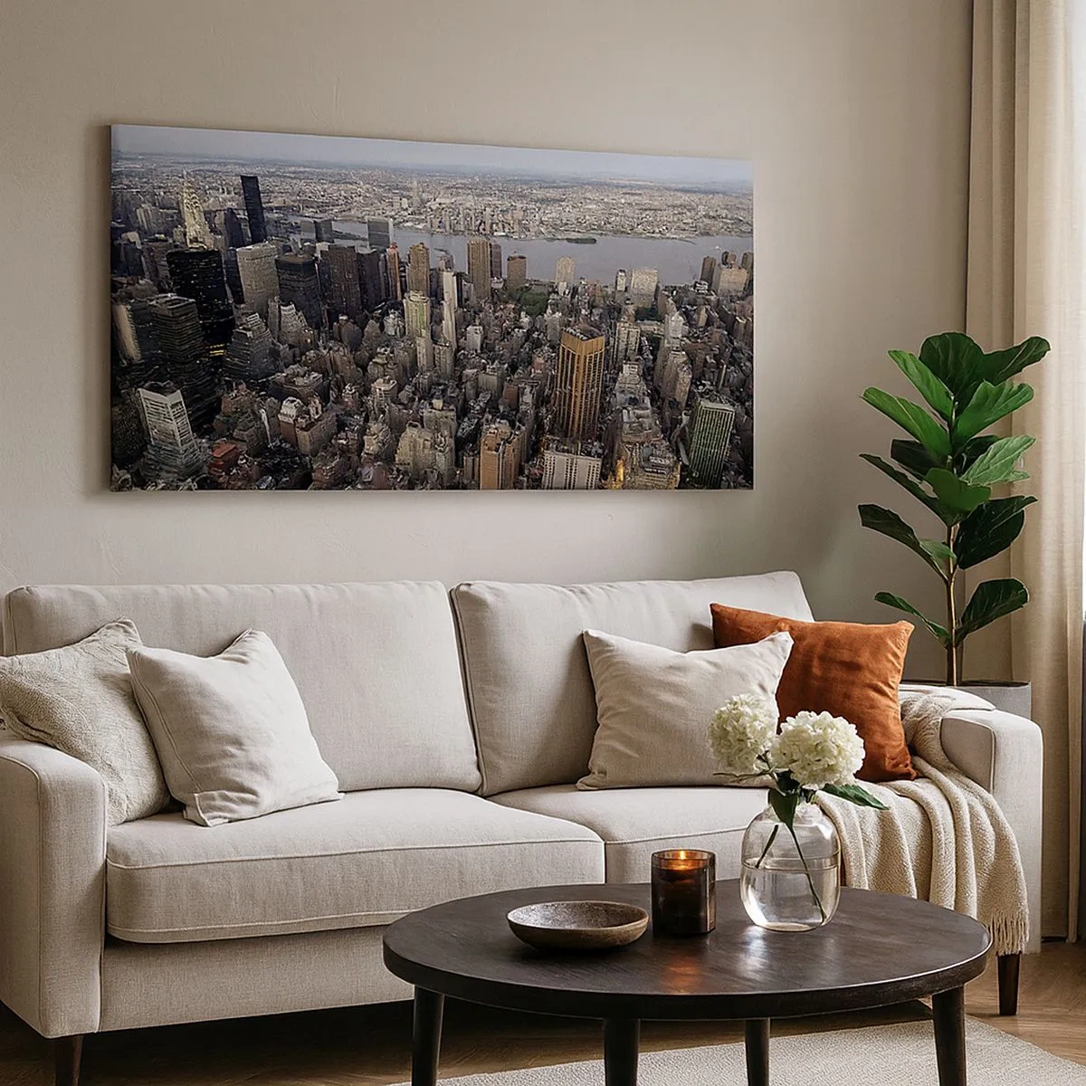 Tablou pe pânză - Inima care bate în timpul nostru - 100x40 cm