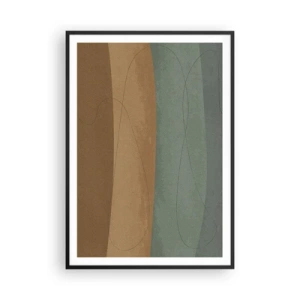 Poster în ramă neagră - Compoziție orizontală - 70x100 cm