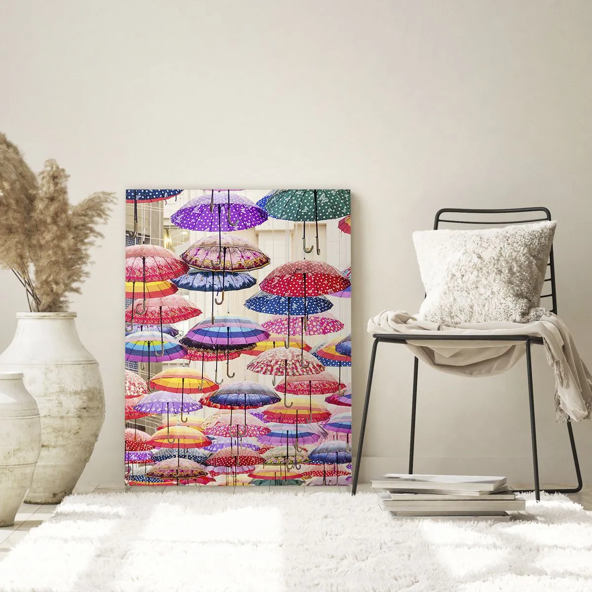 Tablou pe sticlă - Pajiște urbană - 70x100 cm